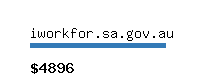 iworkfor.sa.gov.au Website value calculator