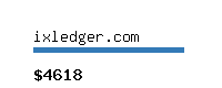 ixledger.com Website value calculator