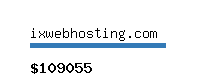 ixwebhosting.com Website value calculator