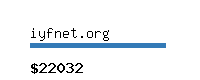 iyfnet.org Website value calculator