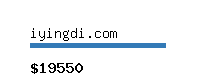 iyingdi.com Website value calculator