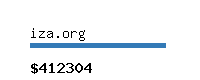 iza.org Website value calculator