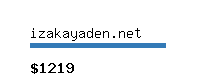 izakayaden.net Website value calculator