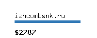 izhcombank.ru Website value calculator