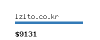 izito.co.kr Website value calculator