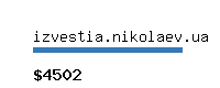 izvestia.nikolaev.ua Website value calculator