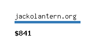 jackolantern.org Website value calculator