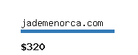 jademenorca.com Website value calculator