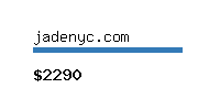 jadenyc.com Website value calculator