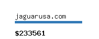 jaguarusa.com Website value calculator