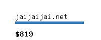 jaijaijai.net Website value calculator