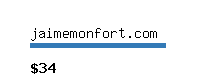 jaimemonfort.com Website value calculator