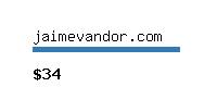 jaimevandor.com Website value calculator