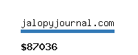 jalopyjournal.com Website value calculator