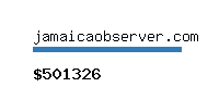 jamaicaobserver.com Website value calculator
