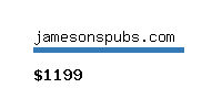 jamesonspubs.com Website value calculator