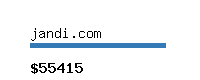 jandi.com Website value calculator