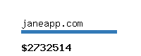 janeapp.com Website value calculator