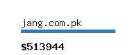 jang.com.pk Website value calculator