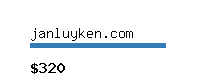 janluyken.com Website value calculator