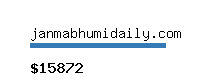 janmabhumidaily.com Website value calculator