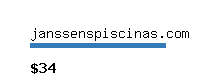 janssenspiscinas.com Website value calculator