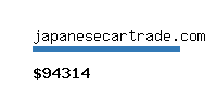 japanesecartrade.com Website value calculator