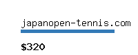 japanopen-tennis.com Website value calculator