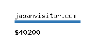 japanvisitor.com Website value calculator