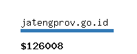 jatengprov.go.id Website value calculator