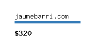jaumebarri.com Website value calculator
