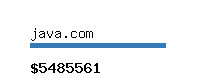 java.com Website value calculator