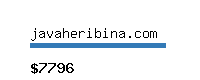 javaheribina.com Website value calculator