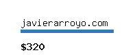 javierarroyo.com Website value calculator
