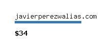 javierperezwalias.com Website value calculator