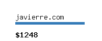 javierre.com Website value calculator