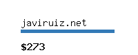 javiruiz.net Website value calculator