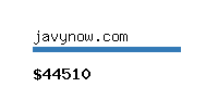 javynow.com Website value calculator