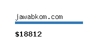 jawabkom.com Website value calculator