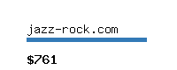 jazz-rock.com Website value calculator