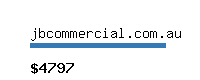 jbcommercial.com.au Website value calculator