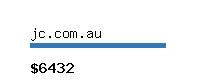 jc.com.au Website value calculator