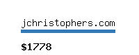 jchristophers.com Website value calculator