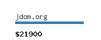 jdom.org Website value calculator