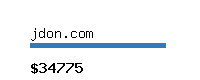 jdon.com Website value calculator