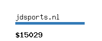 jdsports.nl Website value calculator