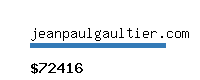 jeanpaulgaultier.com Website value calculator