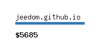 jeedom.github.io Website value calculator