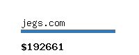 jegs.com Website value calculator