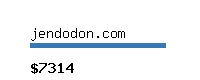 jendodon.com Website value calculator